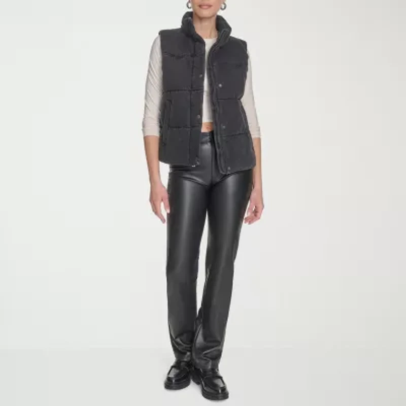 Levi's Womens Denim Midweight Puffer Vest