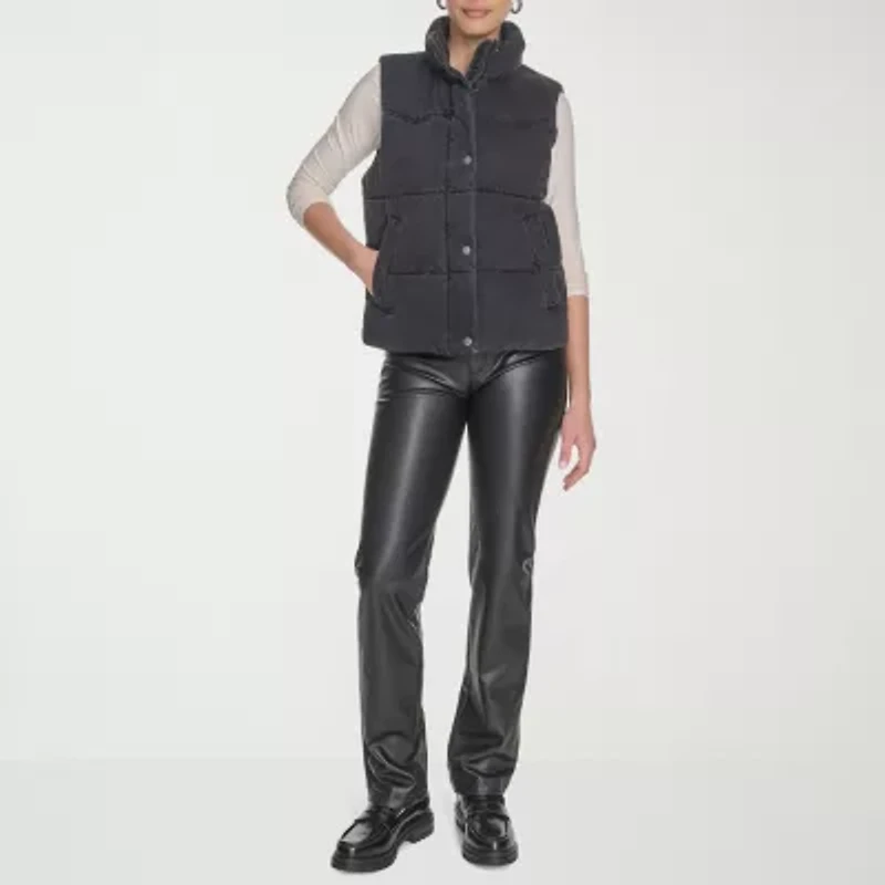 Levi's Womens Denim Midweight Puffer Vest
