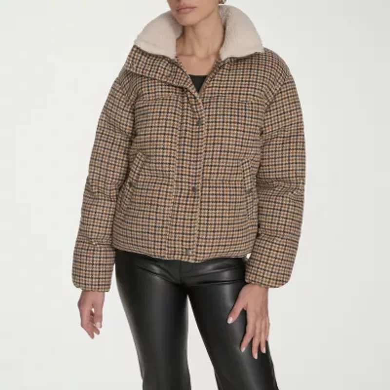 Levi's Womens Denim Midweight Puffer Jacket