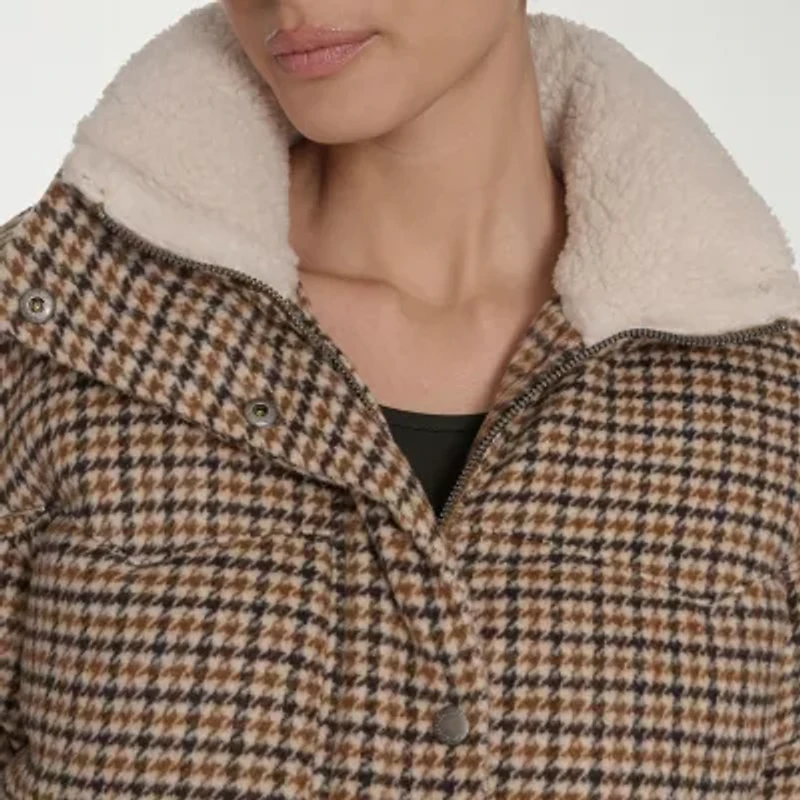 Levi's Womens Denim Midweight Puffer Jacket