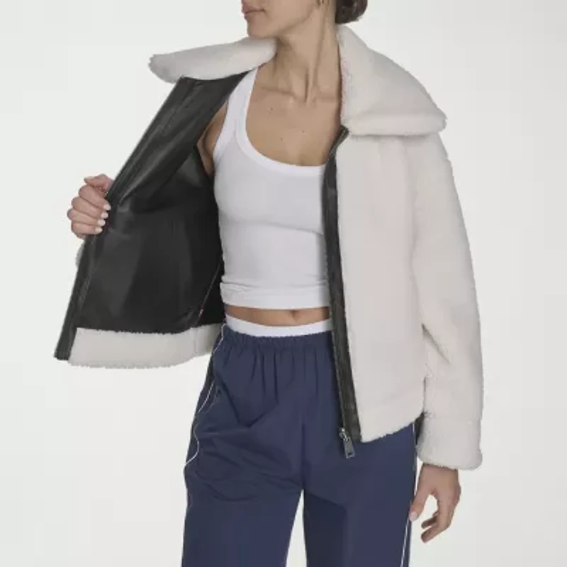 Levi's® Womens Faux Leather Midweight Jacket
