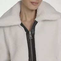 Levi's® Womens Faux Leather Midweight Jacket