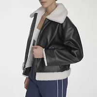 Levi's® Womens Faux Leather Midweight Jacket