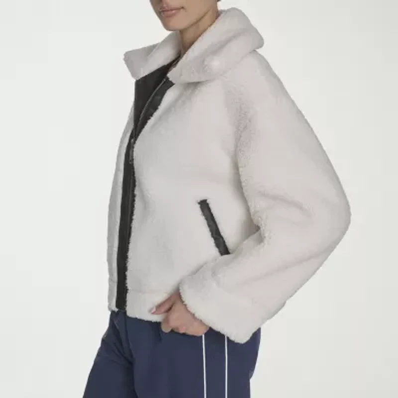 Levi's® Womens Faux Leather Midweight Jacket