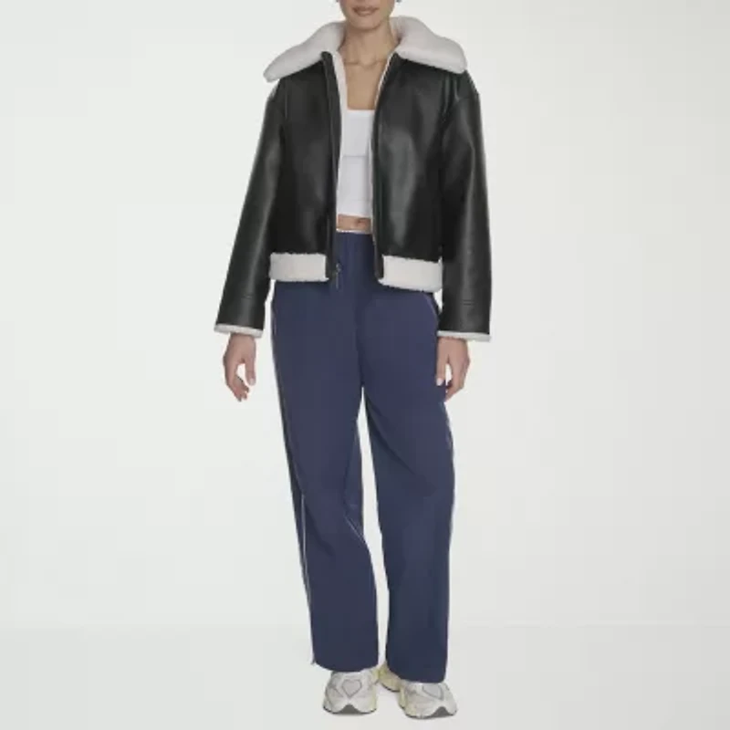 Levi's® Womens Faux Leather Midweight Jacket