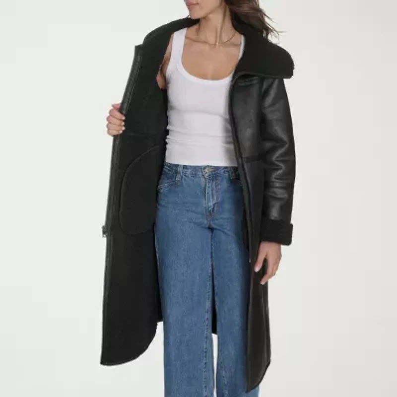 Levi's® Womens Faux Shearling Heavyweight Coat