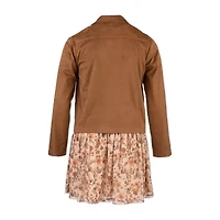 Speechless Big Kid Girls Long Sleeve 2-pc. Dress Set
