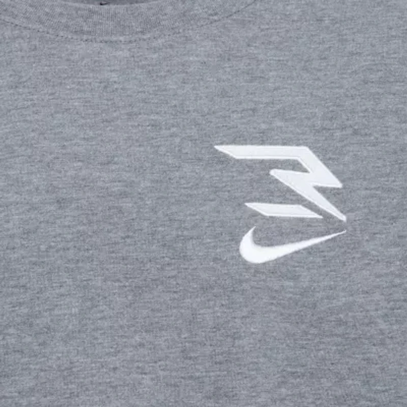 Nike 3BRAND by Russell Wilson Big Kid Boys Crew Neck Short Sleeve Regular Fit Graphic T-Shirt