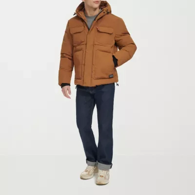 Levi's Mens Water Resistant Heavyweight Puffer Parka