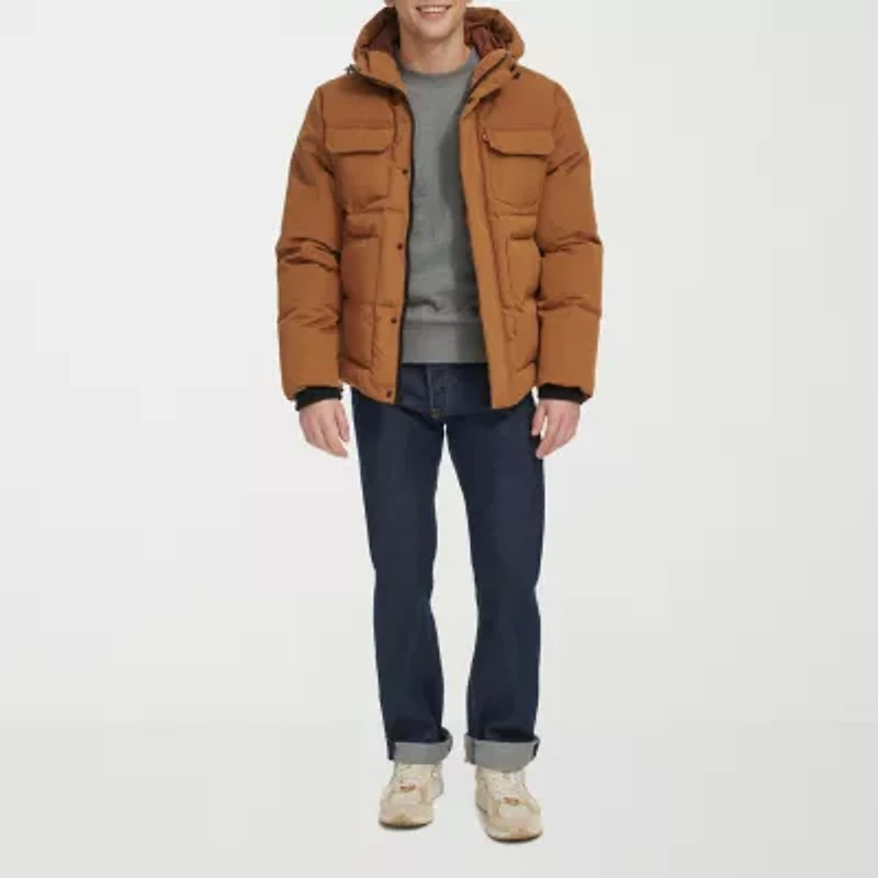 Levi's Mens Water Resistant Heavyweight Puffer Parka
