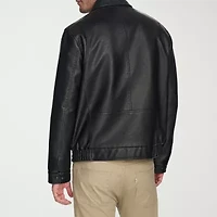 Dockers Mens Faux Leather Midweight Jacket