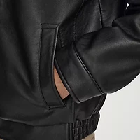 Dockers Mens Faux Leather Midweight Jacket