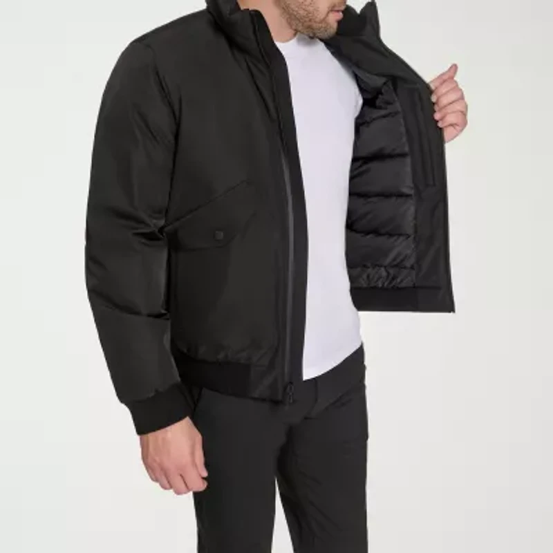 Dockers Mens Water Resistant Midweight Bomber Jacket