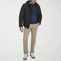 Dockers Mens Hooded Water Resistant Midweight Softshell Jacket