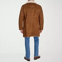 Dockers Mens Faux Shearling Midweight Coat
