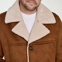 Dockers Mens Faux Shearling Midweight Coat