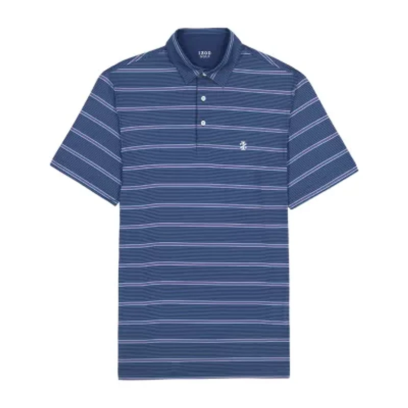 IZOD Swingflex Elite Mens Regular Fit Short Sleeve Polo Shirt