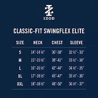IZOD Swingflex Elite Mens Regular Fit Short Sleeve Polo Shirt