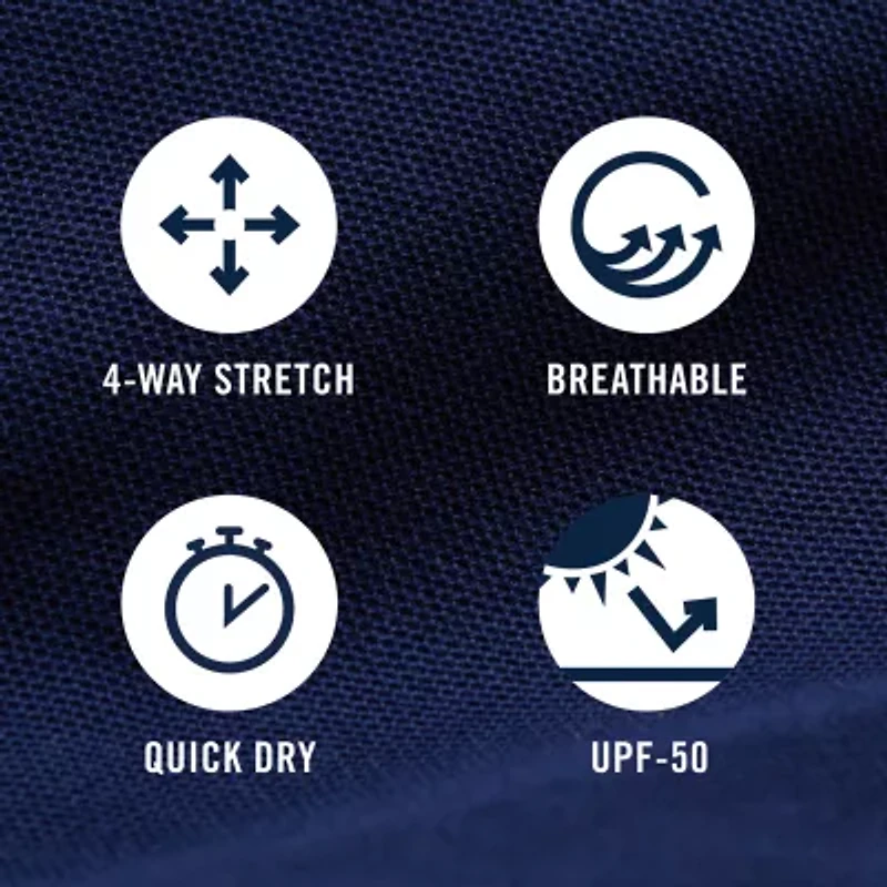 IZOD Swingflex Elite Mens Regular Fit Short Sleeve Polo Shirt