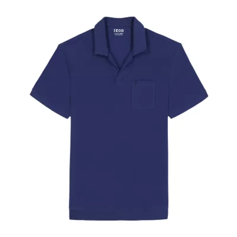 IZOD Saltwater Dune Knit Texture Mens Classic Fit Short Sleeve