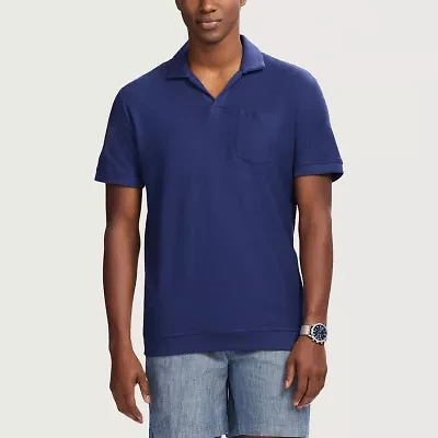 IZOD Saltwater Dune Knit Texture Mens Classic Fit Short Sleeve