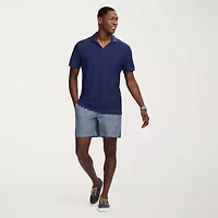 IZOD Saltwater Dune Knit Texture Mens Classic Fit Short Sleeve