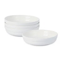 Stone + Lain Virtuo 4-pc. Porcelain Pasta Bowl