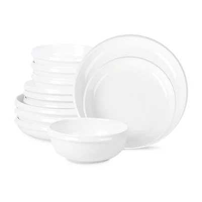 Stone + Lain Verso 4-pc. Porcelain Dinnerware Set