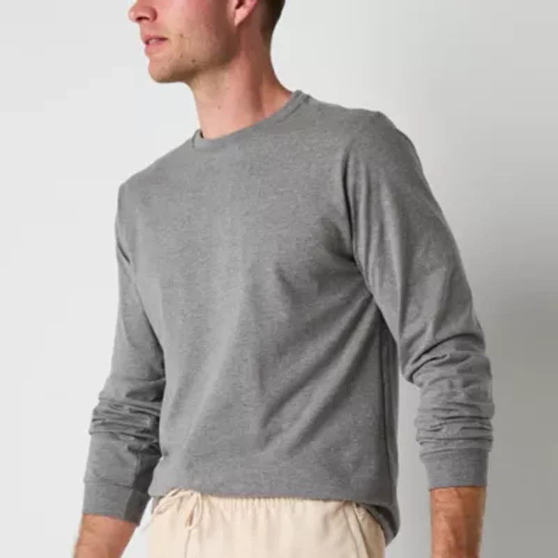 Xersion Xtreme Mens Crew Neck Long Sleeve Active T-Shirt