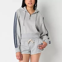 Arizona Womens Juniors Hooded Long Sleeve Sweatshirt