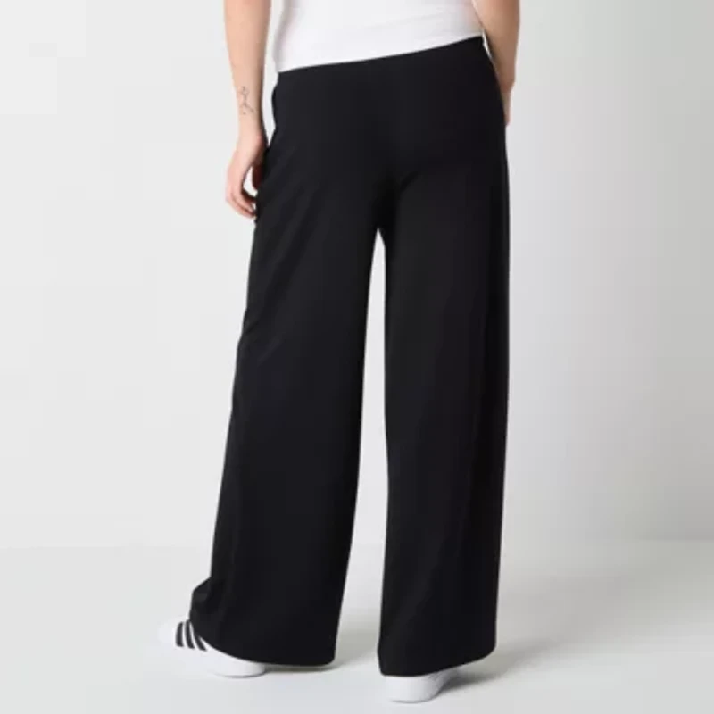 Arizona Womens Wide Leg Juniors Pull-On Pant