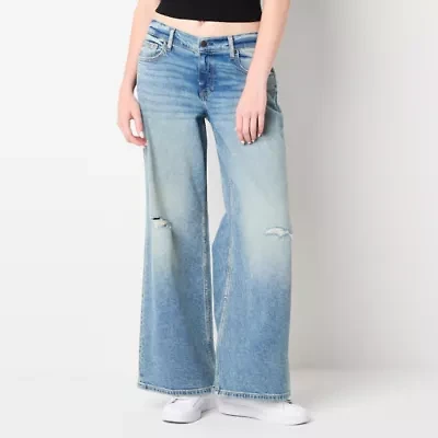 Arizona Curvy Womens Juniors Low Rise Baggy Fit Jean
