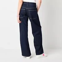 Arizona Juniors Womens Low Rise Baggy Fit Jean