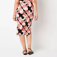 Liz Claiborne Womens Midi Pencil Skirt