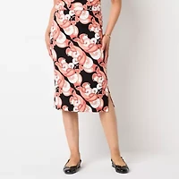 Liz Claiborne Womens Midi Pencil Skirt