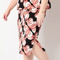 Liz Claiborne Womens Plus Midi Pencil Skirt