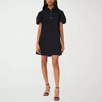 MSK Womens Short Sleeve Shift Dress