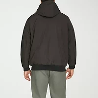 Dockers Mens Hooded Water Resistant Midweight Big and Tall Softshell Jacket