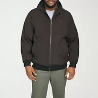 Dockers Mens Hooded Water Resistant Midweight Big and Tall Softshell Jacket