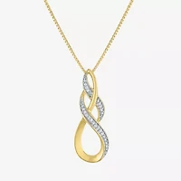 Womens 2-pc. Diamond 14K Gold over SIlver Jewelry Set