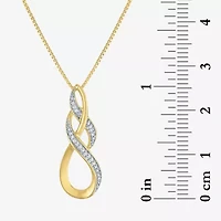Womens 2-pc. Diamond 14K Gold over SIlver Jewelry Set