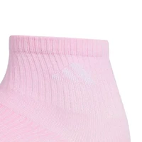 adidas Big Kid Girls 6 Pair Quarter Ankle Socks