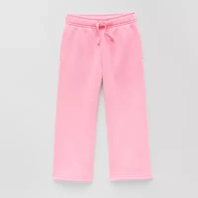 Okie Dokie Fleece Toddler & Little Girls Wide Leg Regular Fit Pull-On Pant