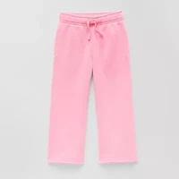 Okie Dokie Fleece Toddler & Little Girls Wide Leg Regular Fit Pull-On Pant