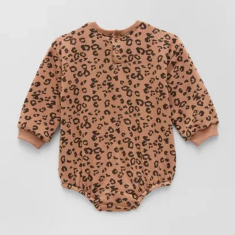 Grayson Little Baby Girls Crew Neck Long Sleeve Bodysuit