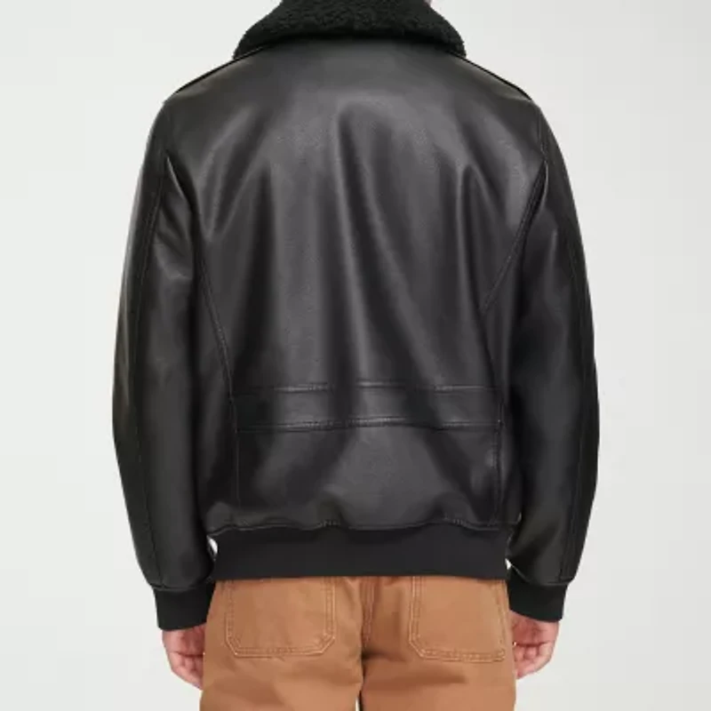 Levi's® Mens Faux Leather Midweight Jacket