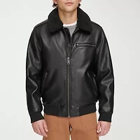 Levi's® Mens Faux Leather Midweight Jacket