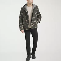 Levi's Mens Wind Resistant Hooded Midweight Utility Jacket