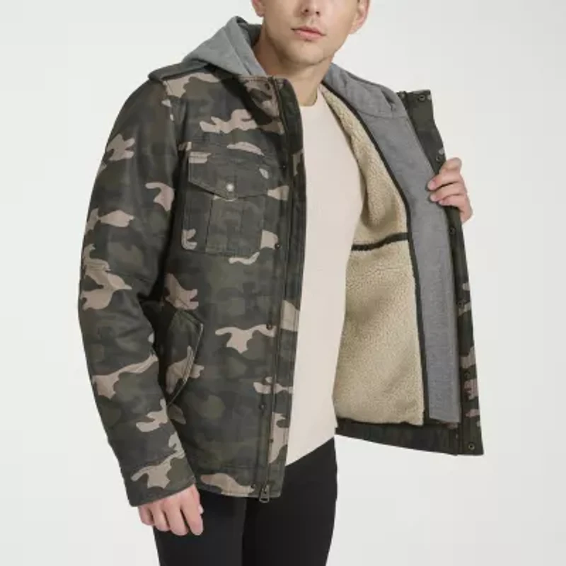 Levi's Mens Hooded Midweight Utility Jacket