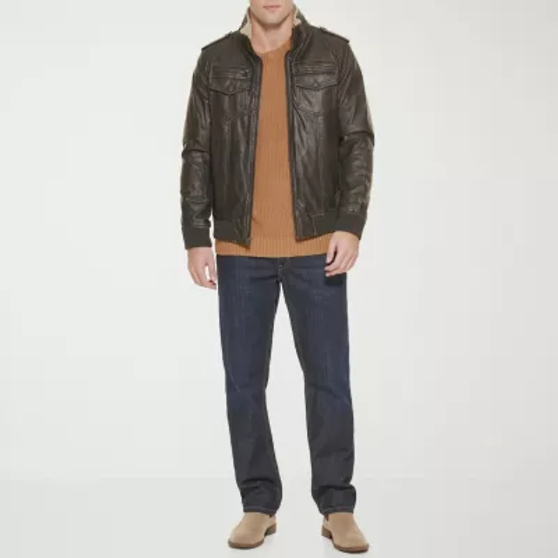 Levi's Mens Faux Leather Midweight Jacket